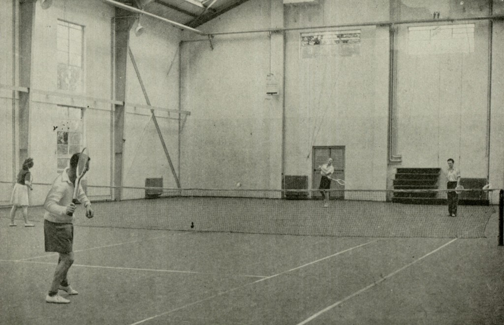 Victory Hall indoor tennis